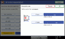 Kuva käyttöpaneelinäytöstä