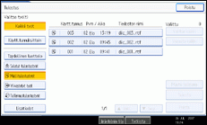 Kuva käyttöpaneelinäytöstä