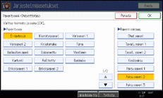 Kuva käyttöpaneelinäytöstä