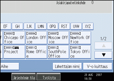 Käyttöpaneelin näyttö