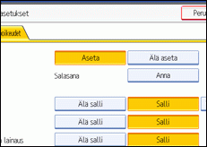 Käyttöpaneelin näyttö