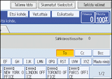 Käyttöpaneelin näyttö