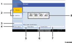Ilustracja ekranu panela operacyjnego