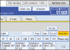 Vezérlpanel képerny - kép
