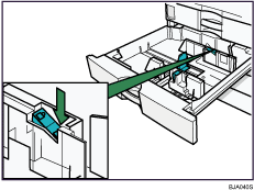 Paper tray illustration