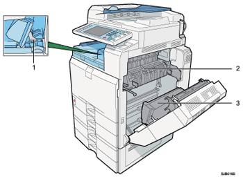 Main unit illustration numbered callout illustration