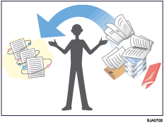 illustration of I want to convert documents to electronic formats easily!
