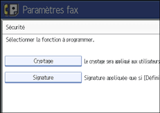 Illustration de l&apos;écran du panneau de commande