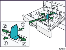 Illustration du magasin papier