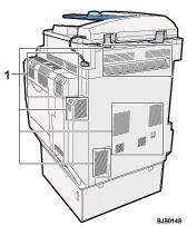 Illustration de l&apos;unité principale avec numérotation