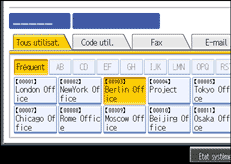 Illustration de l&apos;écran LCD