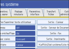 Illustration de l&apos;écran LCD