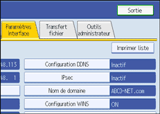 Illustration de l&apos;écran LCD