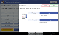 Illustration du panneau de commande