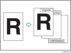 Illustrazione di Timbro predefinito