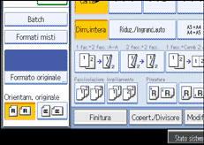 Illustrazione schermata pannello operativo