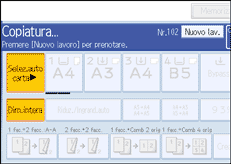 Illustrazione schermata pannello operativo
