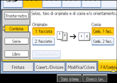 Illustrazione schermata pannello operativo