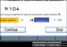 Illustrazione schermata pannello operativo