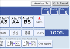 Illustrazione schermata pannello operativo