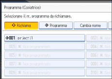 Illustrazione schermata pannello operativo