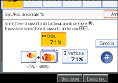 Illustrazione schermata pannello operativo