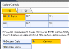 Illustrazione schermata pannello operativo