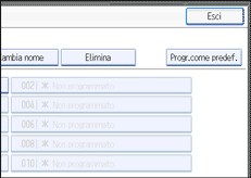 Illustrazione schermata pannello operativo