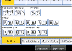 Illustrazione schermata pannello operativo