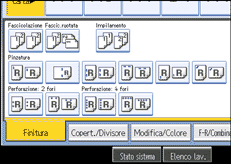 Illustrazione schermata pannello operativo