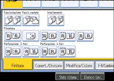 Illustrazione schermata pannello operativo