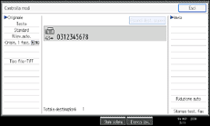 Figura relativa alla schermata del pannello operativo