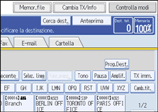 Figura relativa alla schermata del pannello operativo
