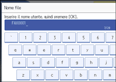 Figura relativa alla schermata del pannello operativo