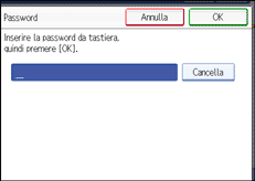 Figura relativa alla schermata del pannello operativo