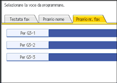 Figura relativa alla schermata del pannello operativo