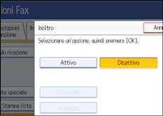 Figura relativa alla schermata del pannello operativo