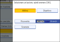Figura relativa alla schermata del pannello operativo