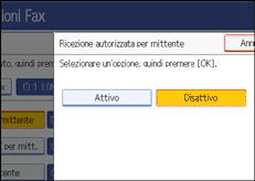Figura relativa alla schermata del pannello operativo