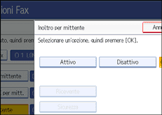 Figura relativa alla schermata del pannello operativo