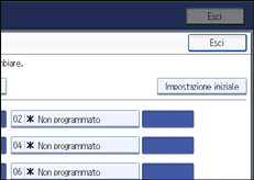 Figura relativa alla schermata del pannello operativo