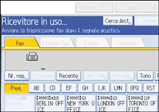 Figura relativa alla schermata del pannello operativo