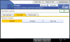 Figura relativa alla schermata del pannello operativo