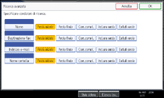 Figura relativa alla schermata del pannello operativo