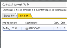 Figura relativa alla schermata del pannello operativo