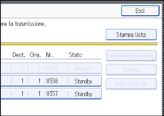 Figura relativa alla schermata del pannello operativo