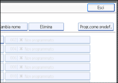 Figura relativa alla schermata del pannello operativo