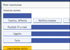Figura relativa alla schermata del pannello operativo