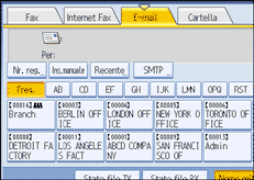 Figura relativa alla schermata del pannello operativo