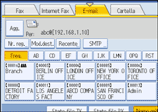 Figura relativa alla schermata del pannello operativo